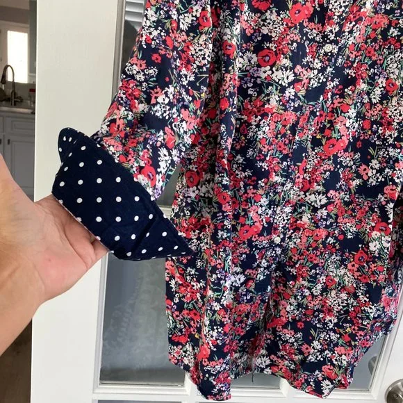 Chaps No Iron Blouse - 3/4th Sleeve - Picture 4 of 5